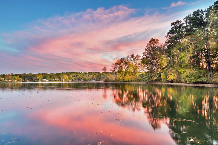 Sunset over Lake Hamilton