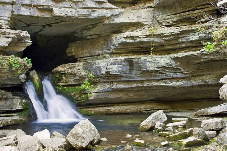Blanchard Springs in the Ozark National Forest near Mountain View