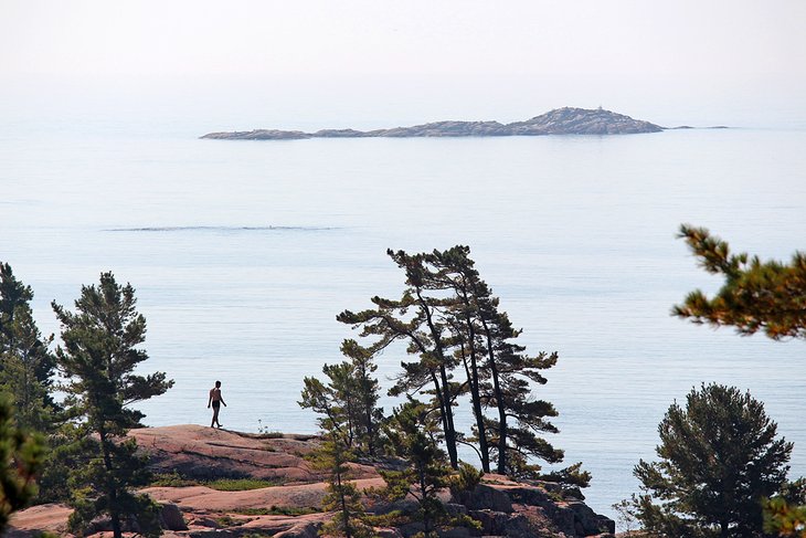 Island off Chikanishing Creek trail