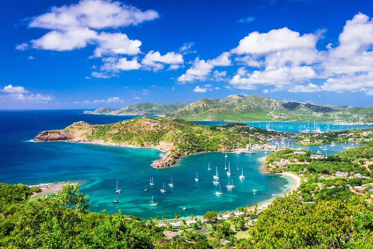 View of Antigua from Shirley Heights