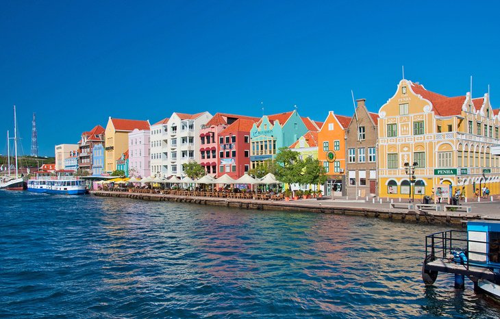 Dutch buildings in Willemstad, Curacao