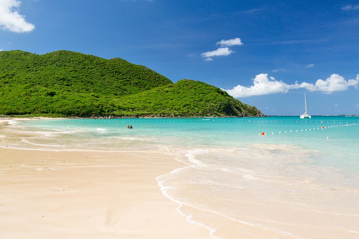 Anse Marcel beach on St. Martin