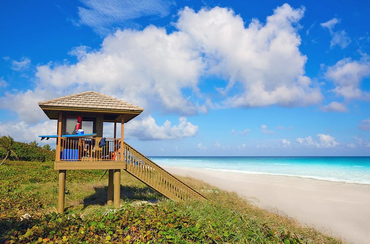 Lifeguard tower on Delray Beach