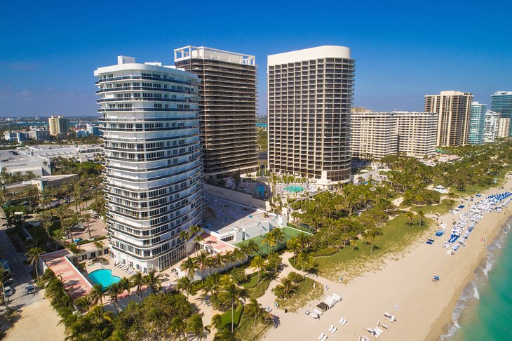 Aerial photo of Bal Harbour Beach