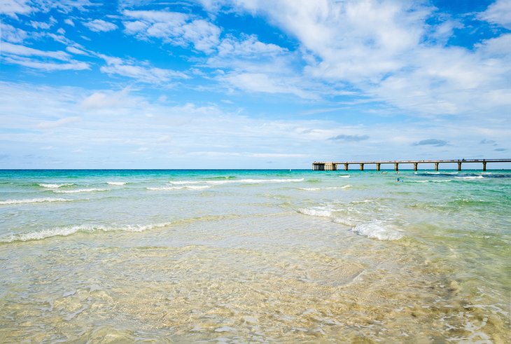 North Beach and a fishing pier