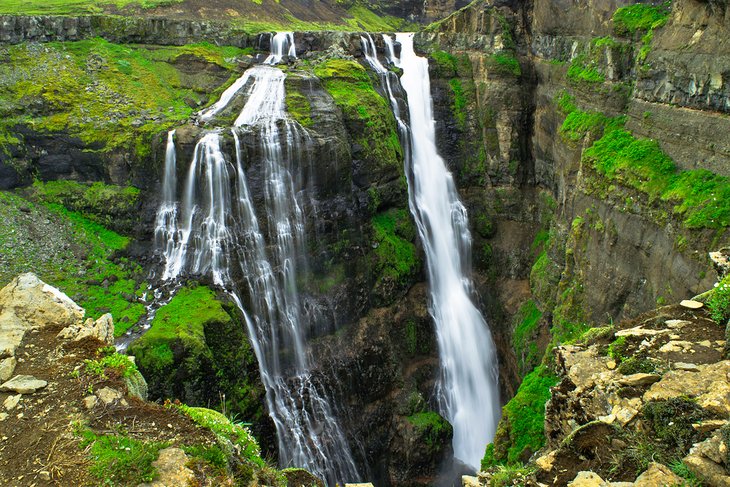 Glymur waterfall