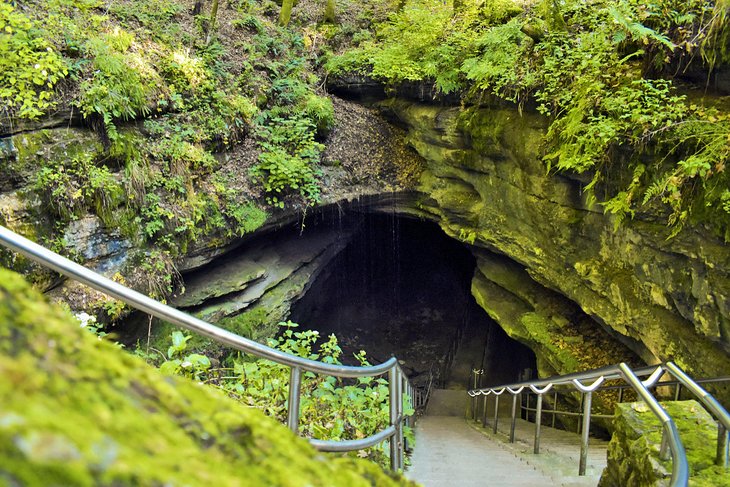 Entrance to Mammoth Cave in Mammoth Cave National Park