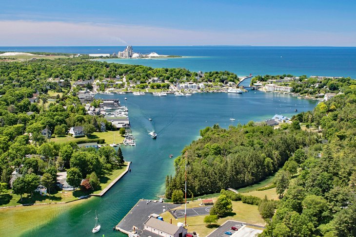 Aerial view of Charlevoix