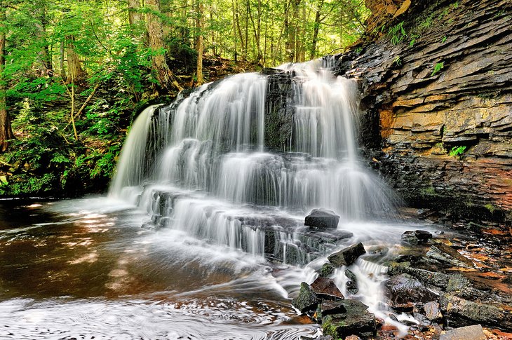 Rock River Falls in the Rick River Wilderness Area