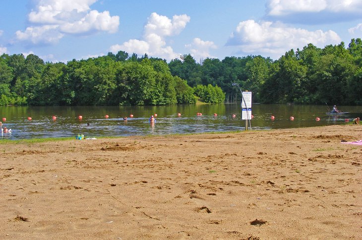 Beach at Finger Lakes State Park