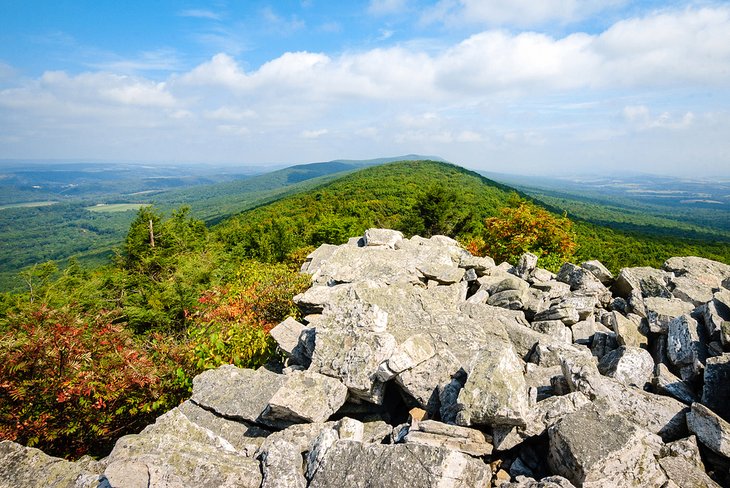 View from Hawk Mountain Lookout Trail