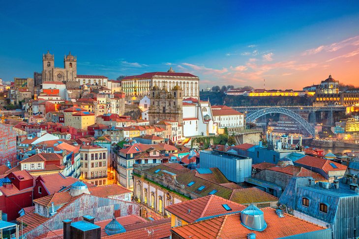 Porto at dusk