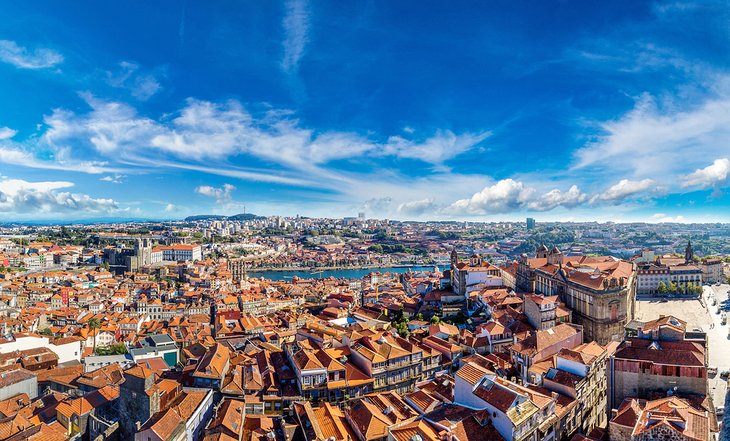 Aerial view of Porto