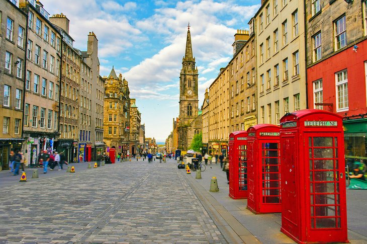 The Royal Mile in Edinburgh