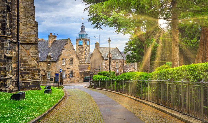 Path leading to Stirling old town, Scotland