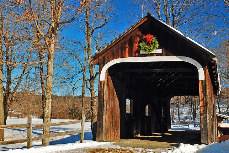 The McWilliams Bridge, a historic covered bridge in Grafton