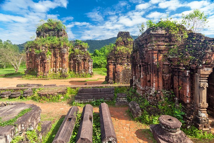 Hindu temple ruins at My Son