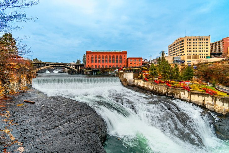 Spokane Falls and Huntington Park