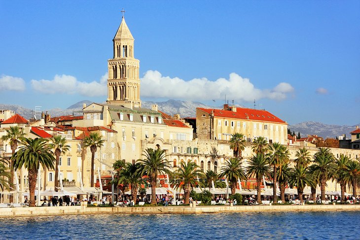 Diocletian's Palace, Split waterfront, Croatia