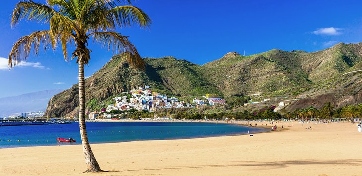 Beautiful beach on Tenerife