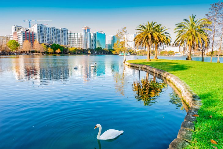 Lake Eola in downtown Orlando