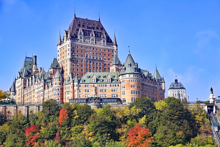 Chateau Frontenac in autumn, Quebec City