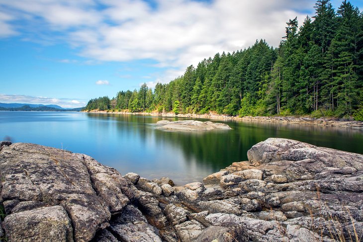 Sunshine Coast near Powell River, British Columbia