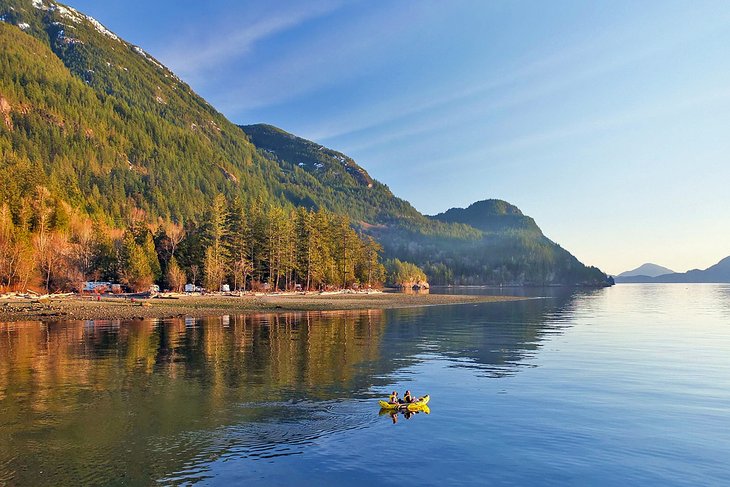 Campsite in Porteau Cove