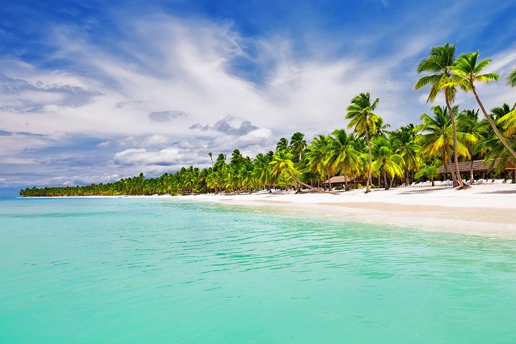 Tropical beach at Punta Cana, Dominican Republic