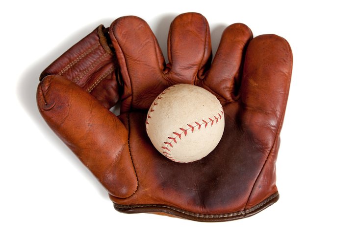 Old baseball glove