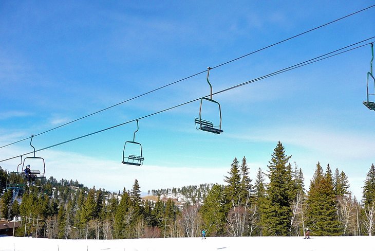 Ski resort in the Black Hills of South Dakota