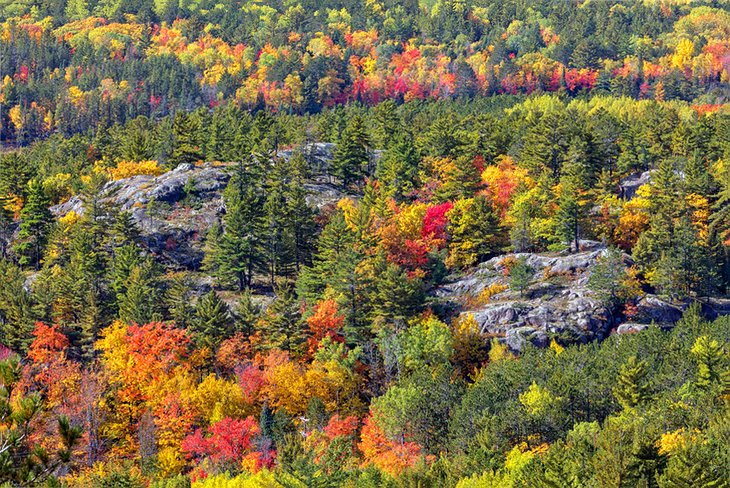 Autumn colors at Sugarloaf Mountain, Marquette, Michigan