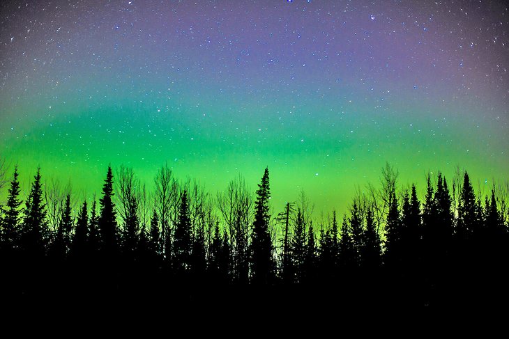 Northern lights in Minnesota