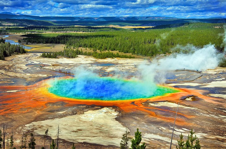 Grand Prismatic Spring, Yellowstone National Park