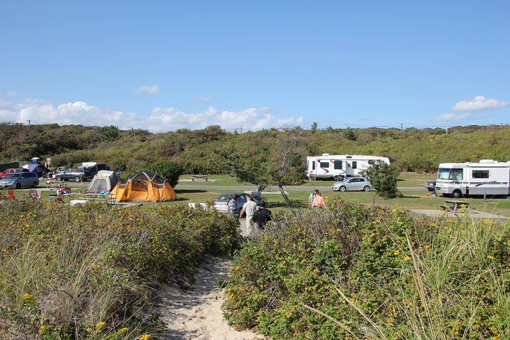 Camping at Hither Hills State Park