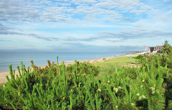 View over Misquamicut State Beach