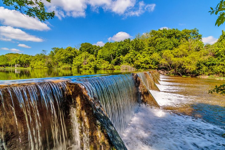 Waterfall at Blue Hole Park