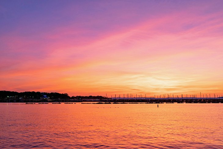 Sunset at Lake Lewisville