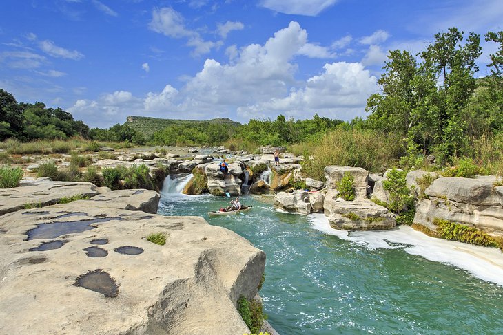 Kayakers at Dolan Falls