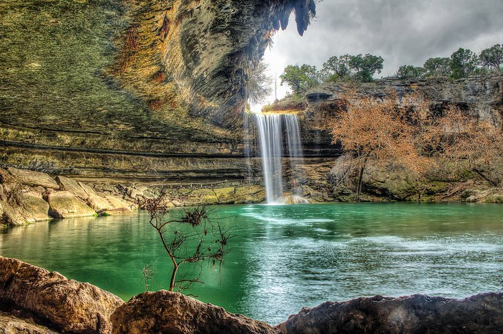 Hamilton Pool and Waterfall