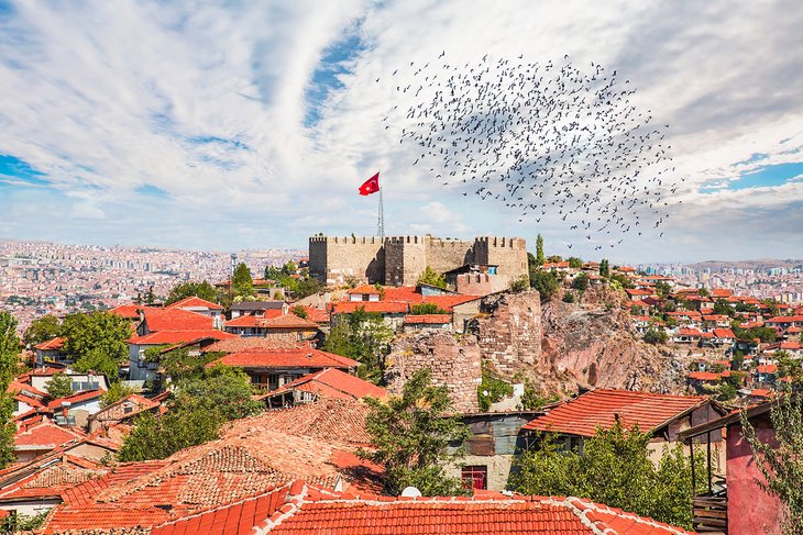 Ankara's citadel (kale) district