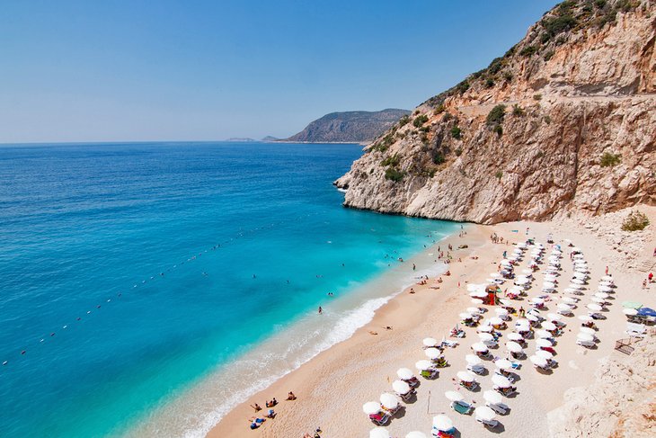 Aerial view of Kaputas Beach