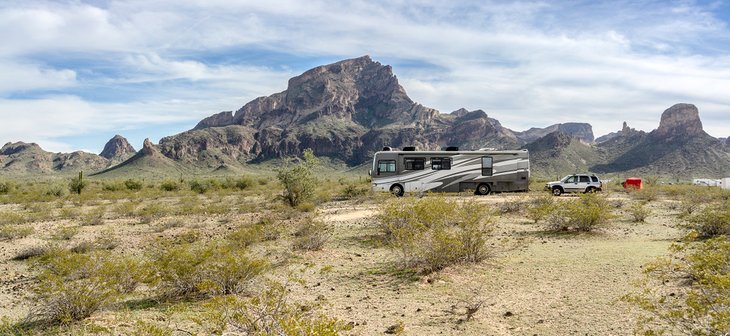 Saddle Mountain dispersed camping