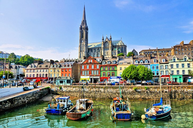 The harbor of Cobh, County Cork, Ireland