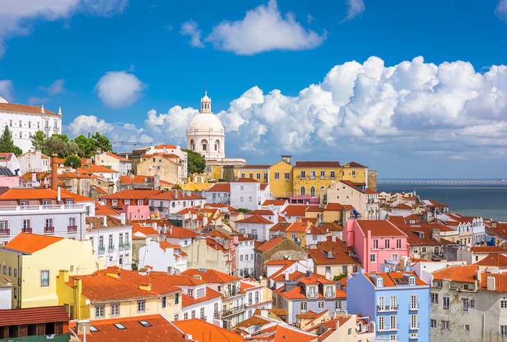 View over the Alfama district, Lisbon