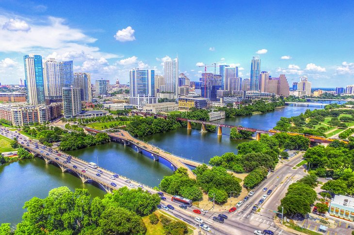 View of Austin's skyline