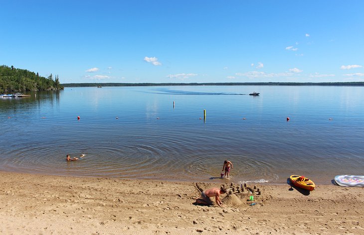 Crescent Beach at West Hawk Lake