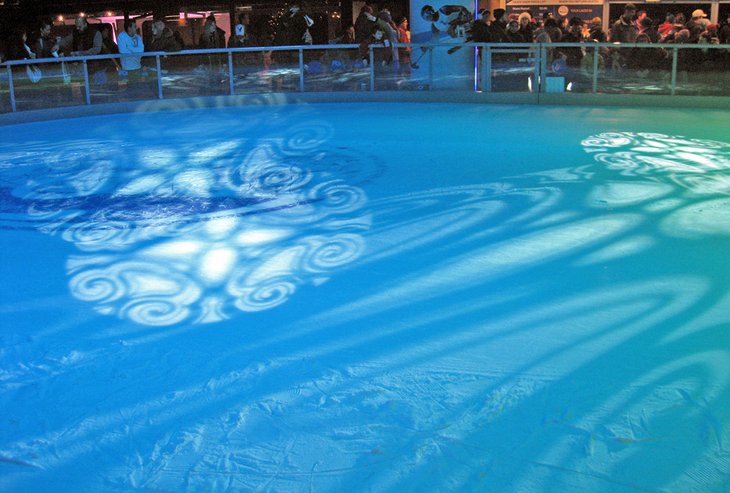 Robson Square skate rink