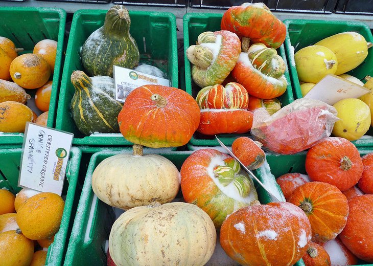 Squash for sale at the Riley Park Winter Farmers Market