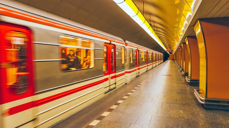 Metro station in Prague